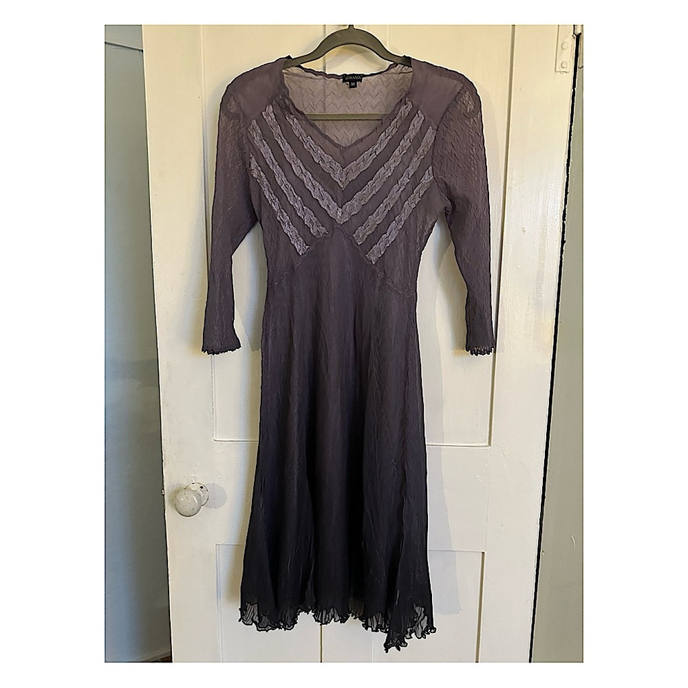 Purple Komarov dress